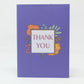 Thank you front card