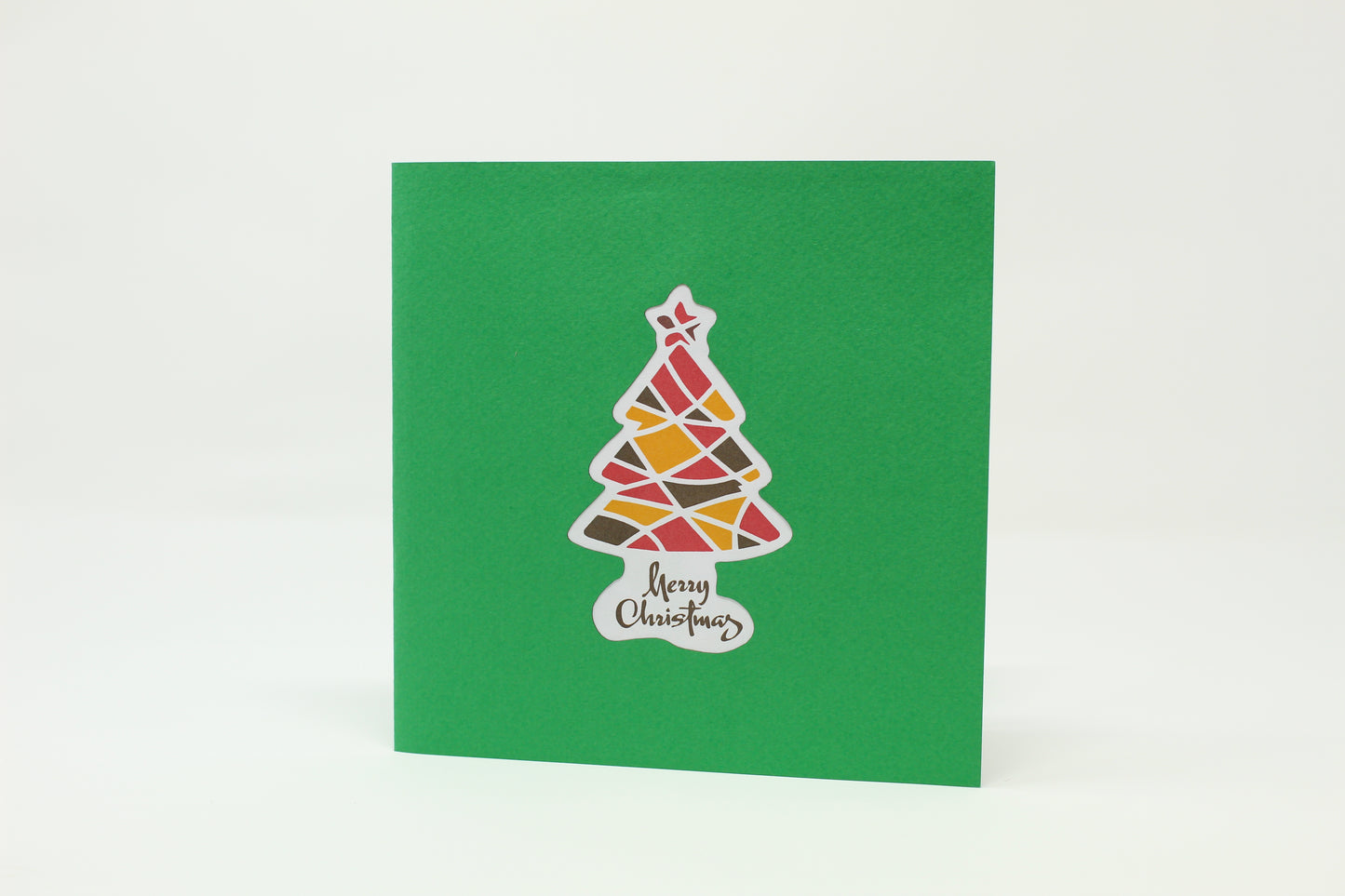 Christmas Tree Pop Up Card Front