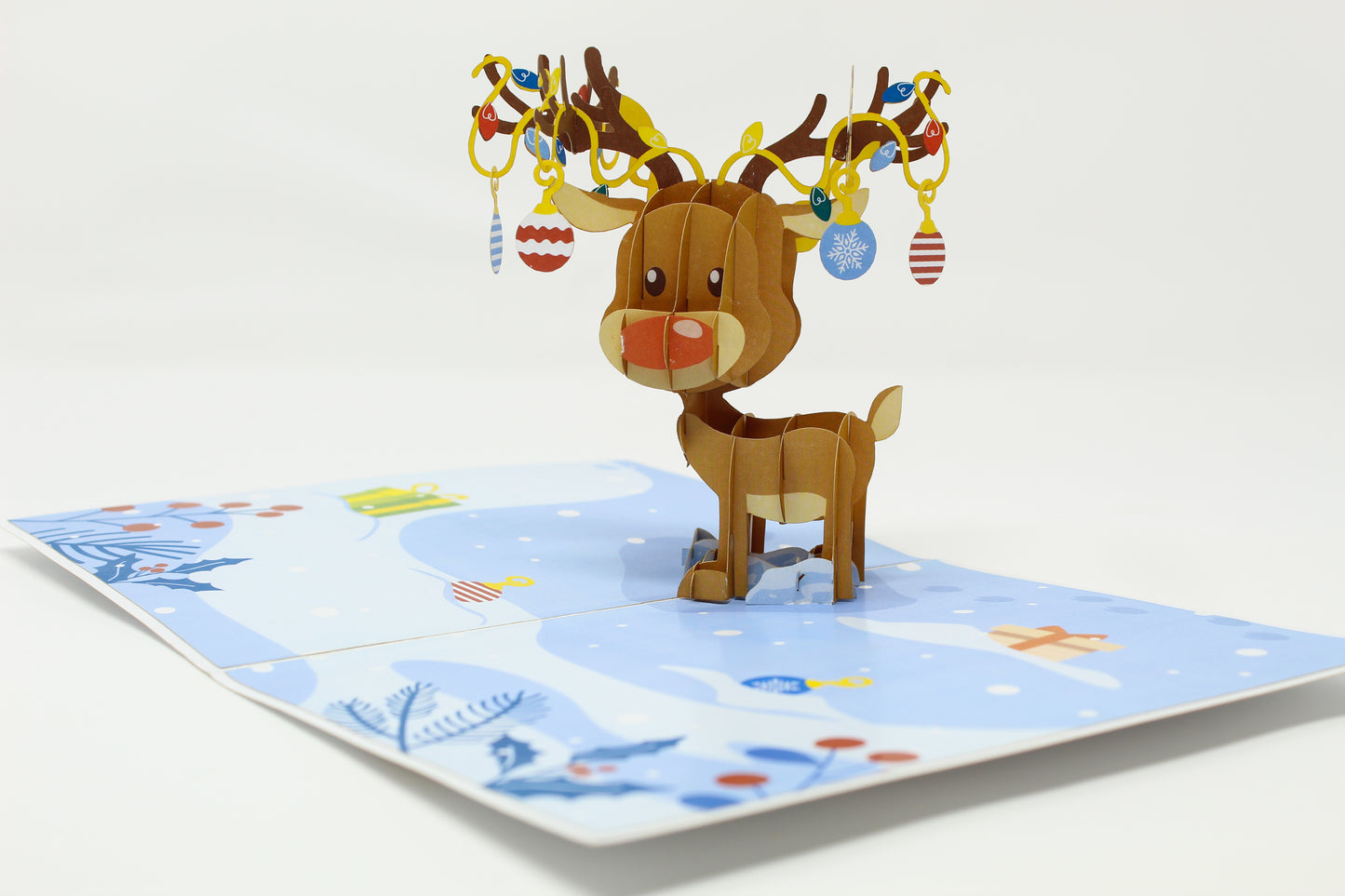 Rudolph the Reindeer Pop Up Card