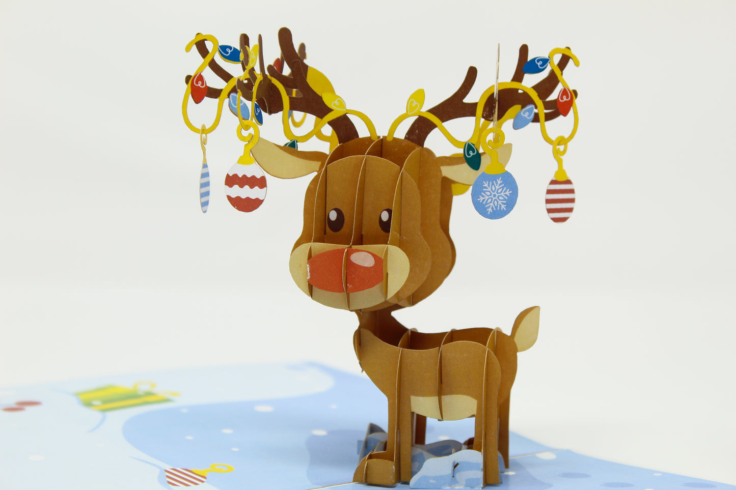 Rudolph the Reindeer Pop Up Card