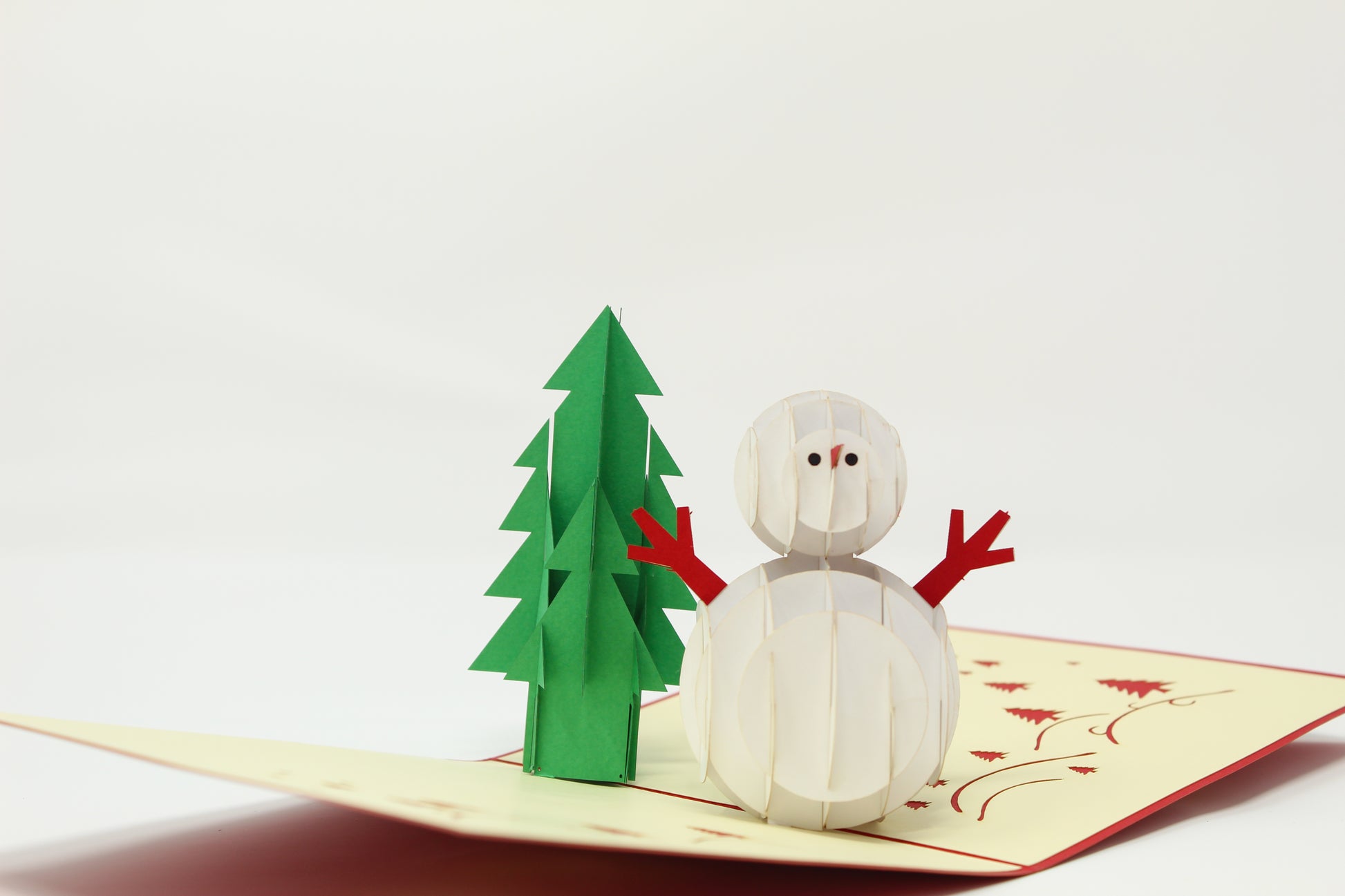 Snow man Pop Up Card