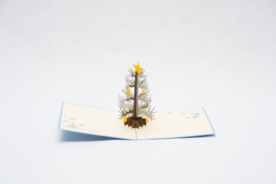 Mini Christmas Tree Pop Up Card