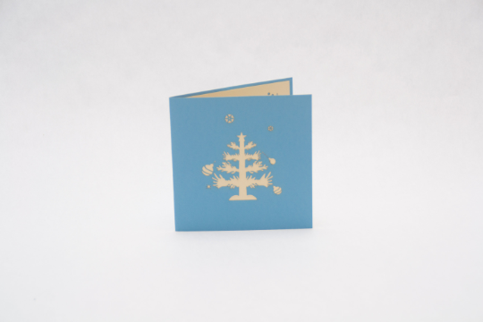 Mini Christmas Tree Pop Up Card