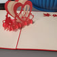 Mr. and Mrs. Pop Up Card